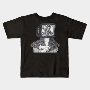 We are brain washed Kids T-Shirt